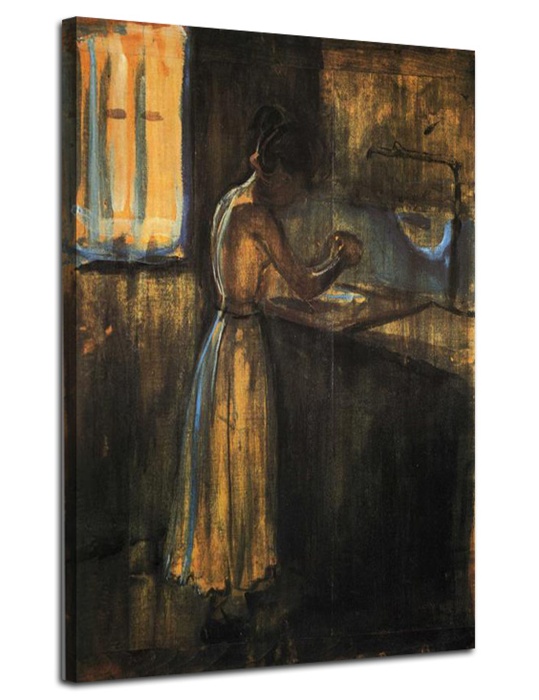 Girl Washing Munch Paintings Famous Art Canvas Paintings